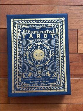Illuminated Tarot Deck - Navy and Gold